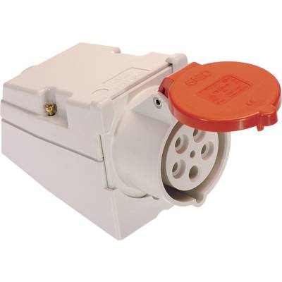 AS Schwabe 60432 60432 CEE zástrčka na stenu, 32 A, 5-pólová, 400 V, 1 ks
