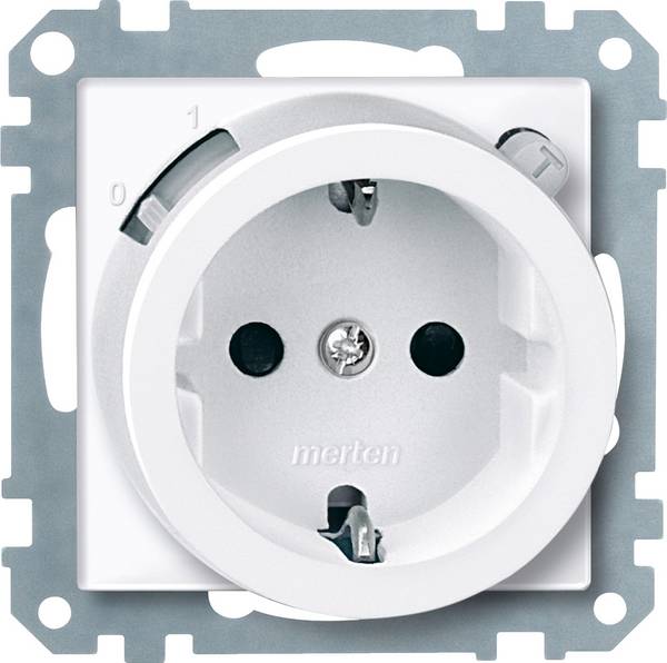 Merten  vložka  System M biela 233825