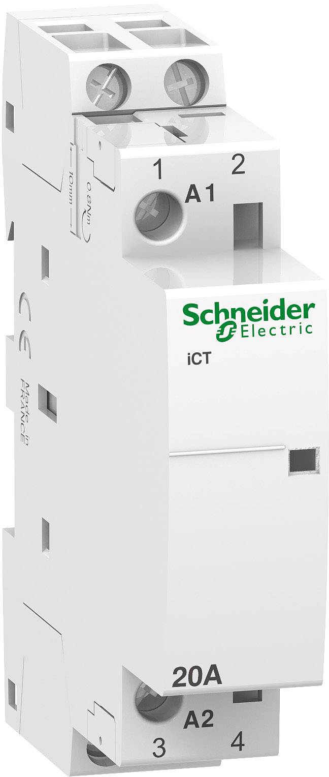Stýkač od Schneider Electric s označením 'ICT', menovitý prúd 20A.