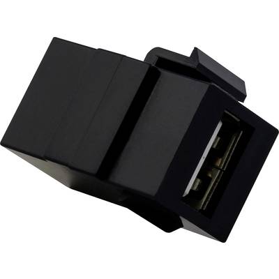 Merten  vložka USB zásuvky  čierna MEG4581-0001