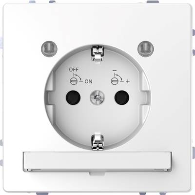 Merten   zásuvka systém design biela MEG2304-6035