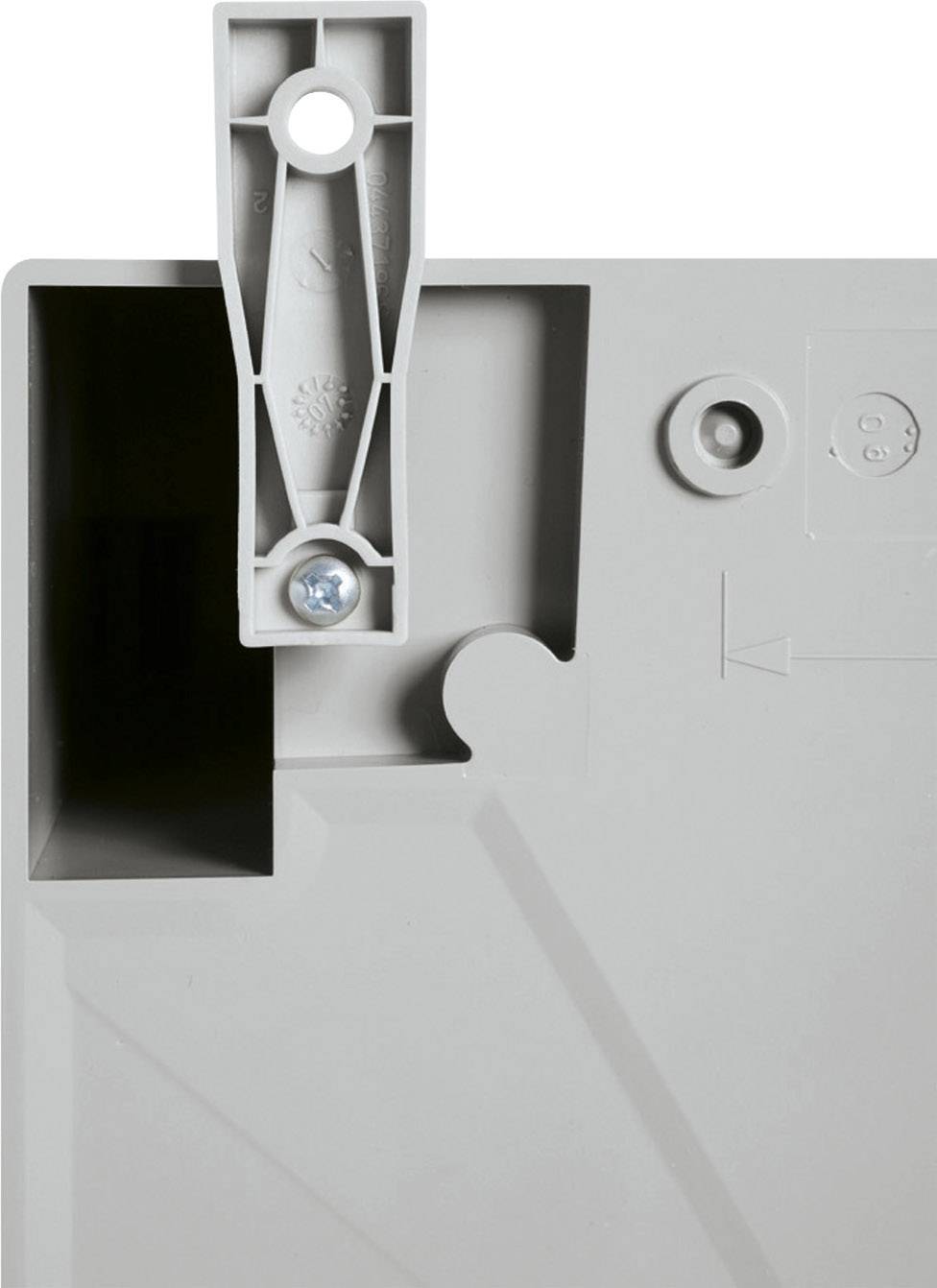 Schneider Electric NSYPFPLM32G Supporto da parete Poliammide Grigio (RAL 7035) 1 pz.