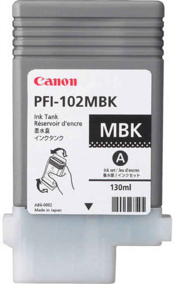 Canon PFI-102MBK atramenty originál náhradný Canon 0894B001 matná čierna