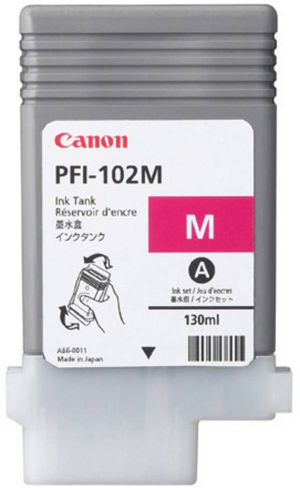 Canon PFI-102 M atramenty originál náhradný Canon 0897B001 purpurová