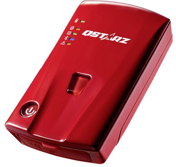 Qstarz BL-1000GT Standard Registratore GPS (Logger) Rosso 1 pz.