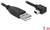 Detailný záber USB-Mini USB kábla s dĺžkou 5 metrov.