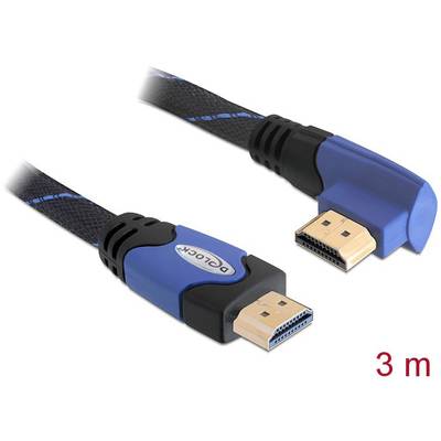 Delock HDMI prepojovací kábel Zástrčka HDMI-A, Zástrčka HDMI-A 3.00 m čierna 82957  HDMI kábel