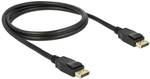 Kábel Delock Cable DisplayPort 1.2 samec - DisplayPort samec 4K 1 m