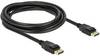 Delock DisplayPort prepojovací kábel Konektor DisplayPort, Konektor DisplayPort 3.00 m čierna 83807 pozlátené kontakty Kábel DisplayPort