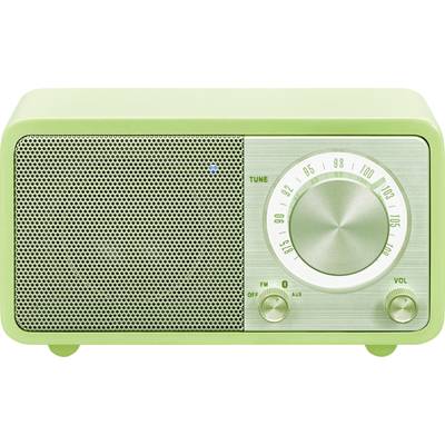 Sangean WR-7 Genuine Mini stolný rádio FM Bluetooth  možné znovu nabíjať zelená