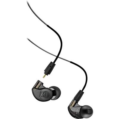 Čierne in-ear slúchadlá s odnímateľnými káblami, ktoré sú ergonomicky tvarované. Ideálne pre milovníkov hudby a profesionálne použitie.