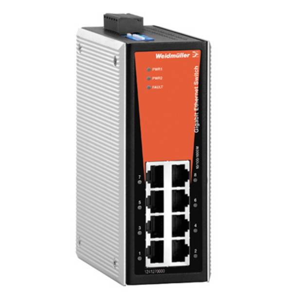 Weidmüller IE-SW-VL08-8GT priemyselný ethernetový switch  1000 MBit/s
