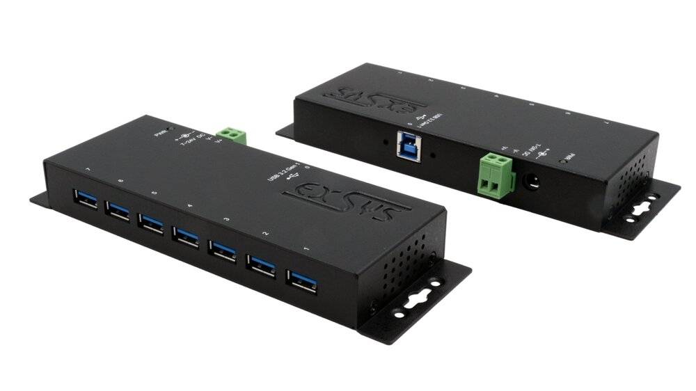 Exsys Sonstiges USB-Gerät USB Hub čierna-5