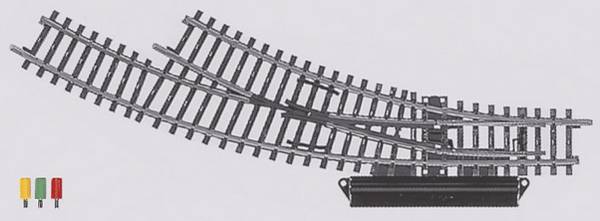 K-koľaj H0 Märklin (bez uloženia) 2269 oblúková výhybka, pravá  2 ks