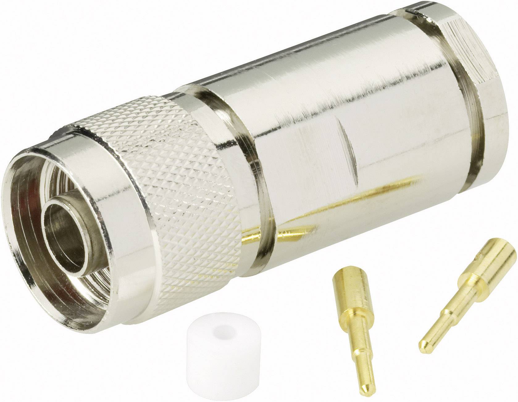 TRU COMPONENTS 1579281 N-stikforbindelse Stik, lige 1 stk