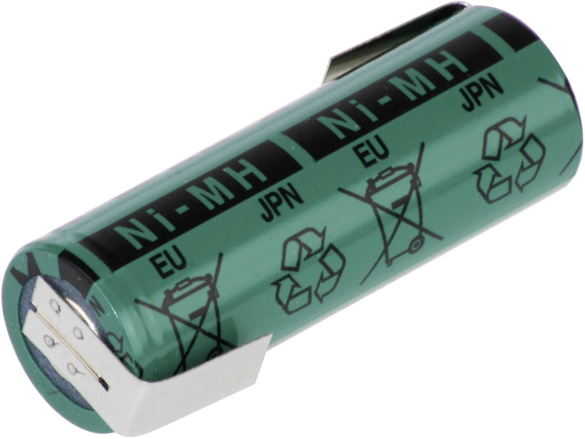 Batteria ricaricabile speciale A linguette a saldare a Z NiMH FDK HR-AU-LF 1.2 V 2700 mAh