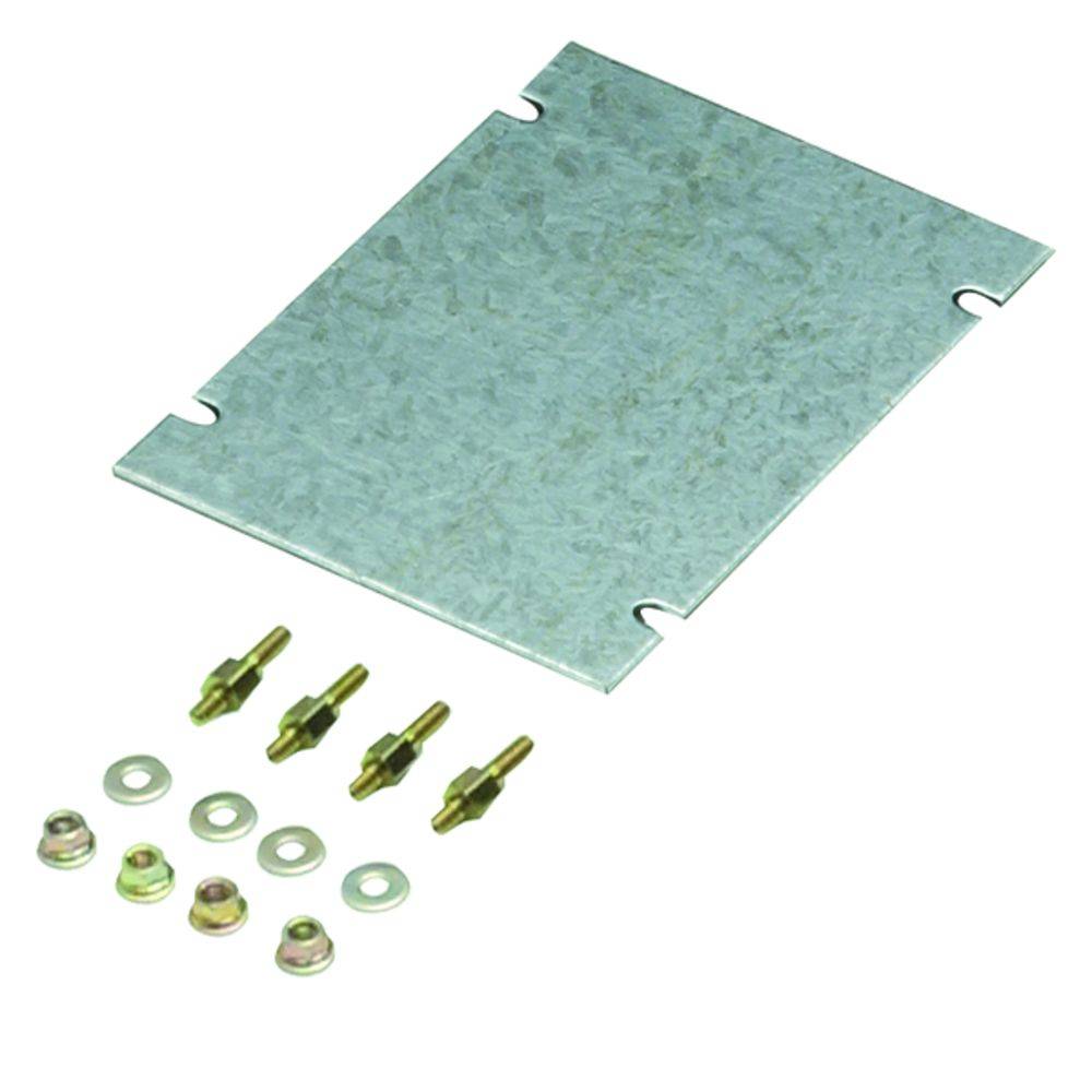 Weidmüller MP TBF 19/15 Piastra di montaggio (L x L) 134 mm x 99 mm Lamiera dacciaio Argento 1 pz.