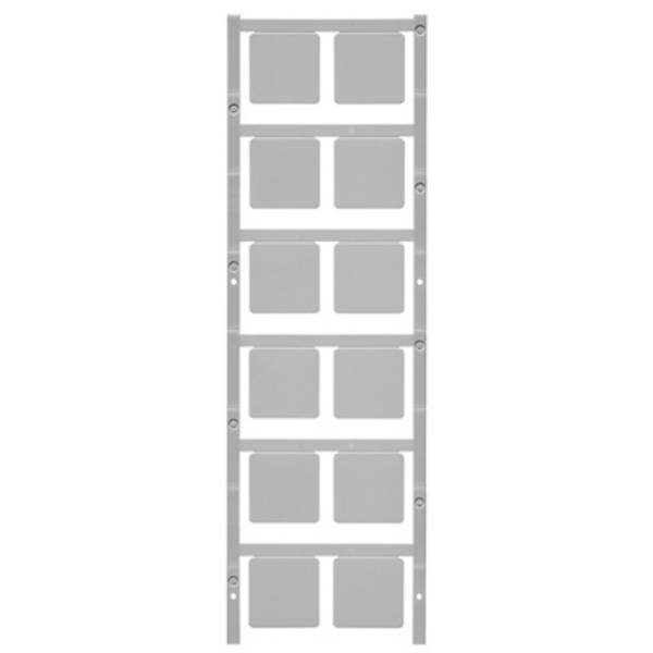 Weidmüller 1079510000 SM 27/27 MC NE GR značenie prístrojov Druh montáže: nalepenie Potlačiteľná plocha: 27 x 27 mm sivá Počet markerov: 60 60 ks