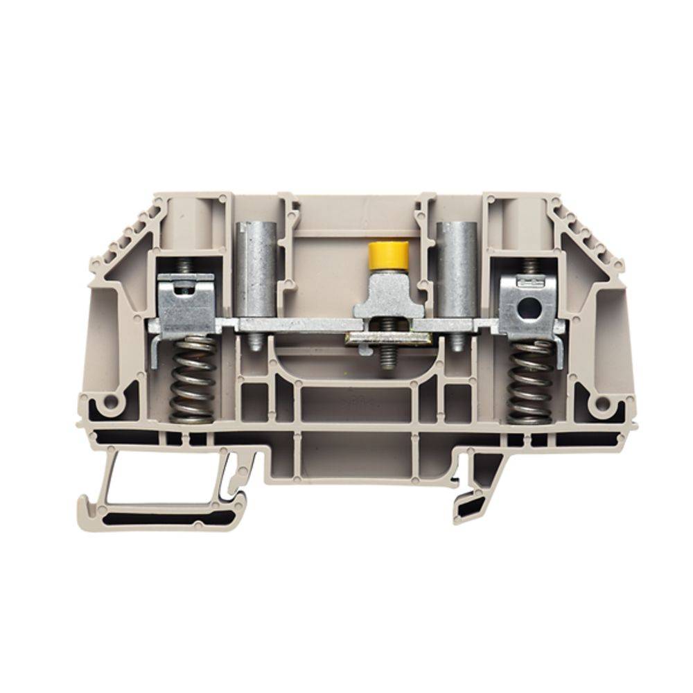 Spínací modul v detailnom zábere s perami a kovovými komponentmi, zobrazuje internú štruktúru a mechaniku elektrického pripojenia.