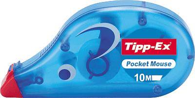Tipp-Ex Correttore a roller Pocket Mouse 4.2 mm Bianco 10 m 1 pz.
