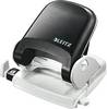 Leitz 50050095 kancelárska dierovačka New NeXXt čierna Max. formát nastavenia: DIN A4, folio 25 listov (80 g / m²)