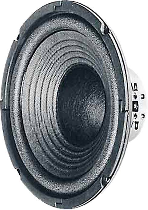 Reproduktor v detailnom zábere, zobrazujúci membránu a vonkajší rám.