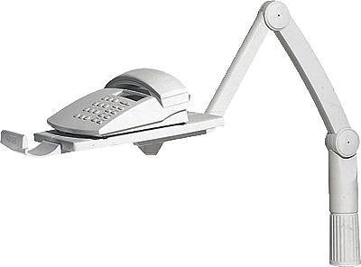 Hansawerke TSA5020002 Bras pivotant pour téléphone inclinable, mobile gris clair 1 pc(s) 2