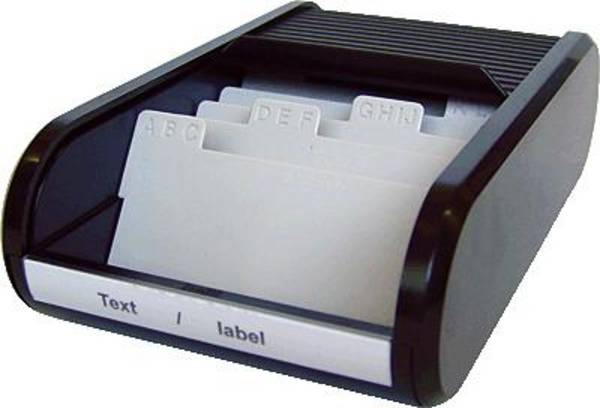 Helit H6218095 the personal box na vizitky 300 kariet (š x v x h) 240 x 67 x 136 mm čierna polyetylén, polypropylén, polystyrel