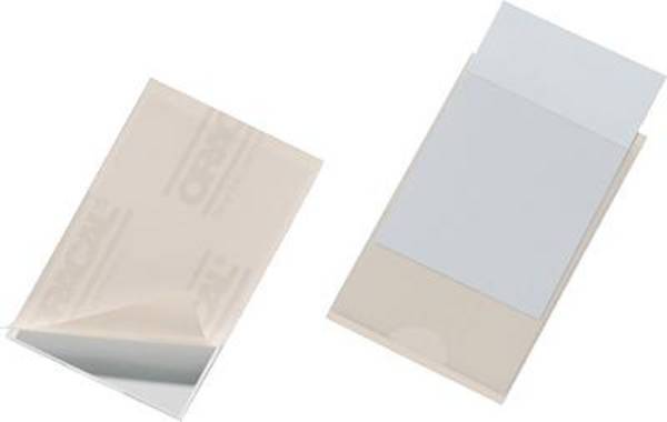 Durable samolepiace vrecko POCKETFIX 57x90mm - 8379 Použitie pre formát papiera: 90 x 58 mm (š x v) 90 mm x 57 mm priehľadná 100 ks 837919