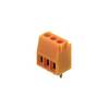 Weidmüller 1667770000 skrutkovacia svorka 1.5 mm² Pólov 3 oranžová 100 ks