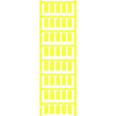 Žltý geometrický vzor s vertikálnymi a horizontálnymi líniami, ktoré sú prepojené a vytvárajú pravidelné medzery.