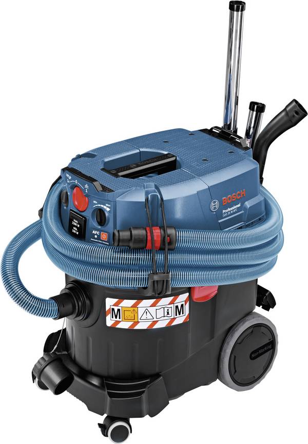 Bosch Professional GAS 35 M AFC 06019C3100 mokrý / suchý vysávač  1380 W 35 l automatické čistenie filtra, prachová trieda M certifikované, antistatický