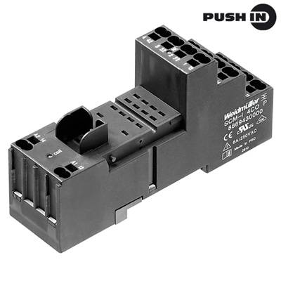 Weidmüller SCM-I 2CO P pätice pre relé Weidmüller rad RIDERSERIES, (d x š x v) 80 x 28 x 98 mm, 10 ks