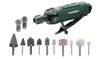 Metabo DG 25 Set pneumatická rovná brúska 1/4 "(6,3 mm) 6.2 bar + púzdro