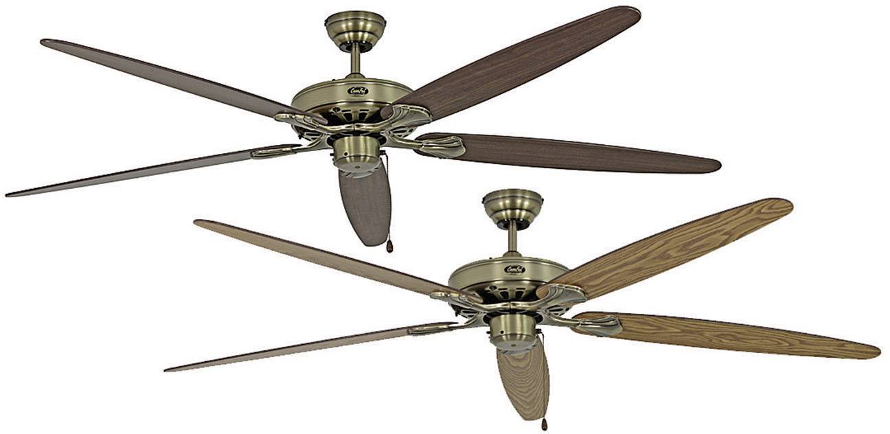 CasaFan CLASSIC ROYAL 180 MA stropný ventilátor, 61 W, (Ø x v) 180 cm x 275 mm, starožitná mosadz, 518001-0