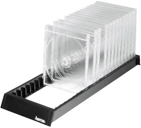 Hama  držiak na CD 22 CD plast čierna 1 ks (š x v x h) 14.4 x 2.9 x 36 cm 00048107