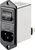 Schaffner FN 284-4-06, FN 284-4-06 sieťový filter, 250 V/AC, 4 A, 1 mH
