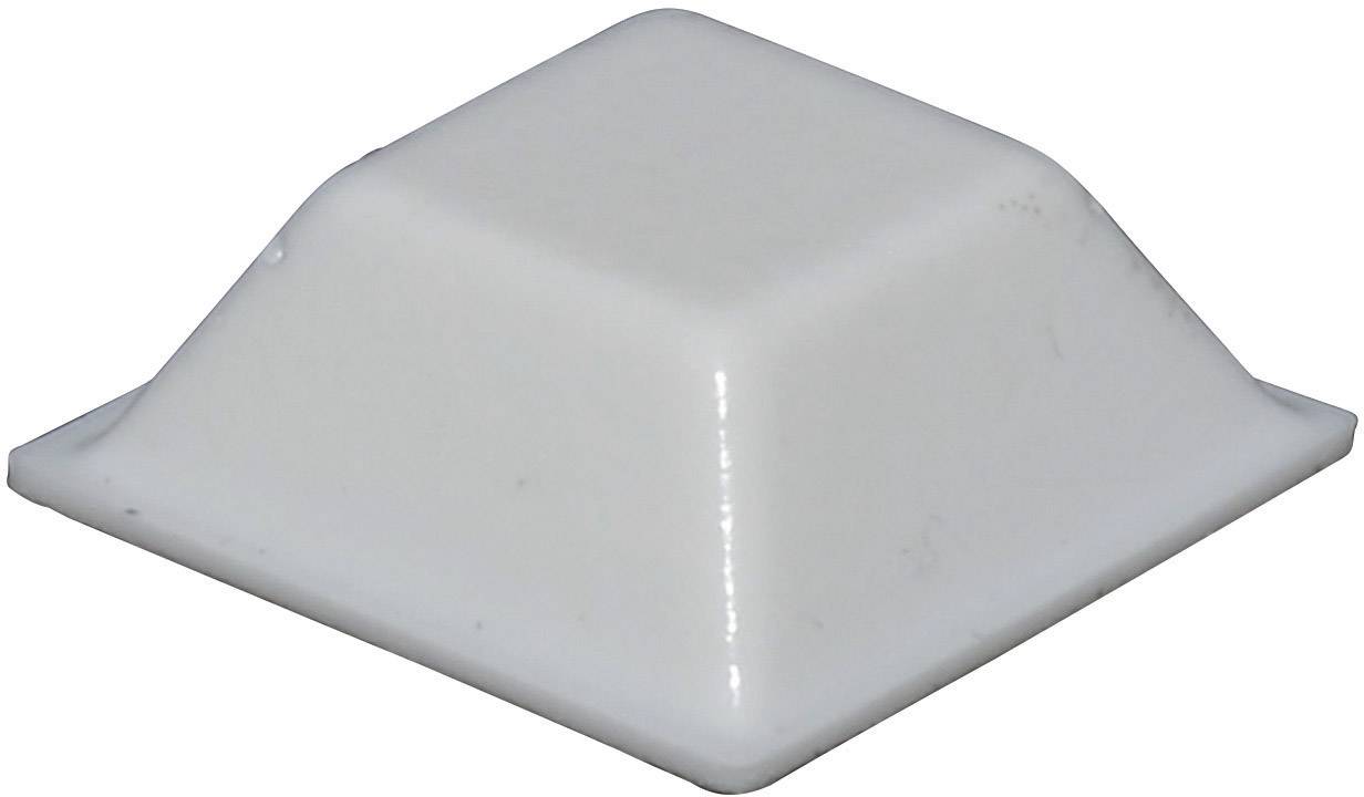 TOOLCRAFT PD2205W Apparaatvoet Zelfklevend, Vierkant Wit (l x b x h) 20.5 x 20.5 x 7.5 mm 1 stuk(s) afbeelding