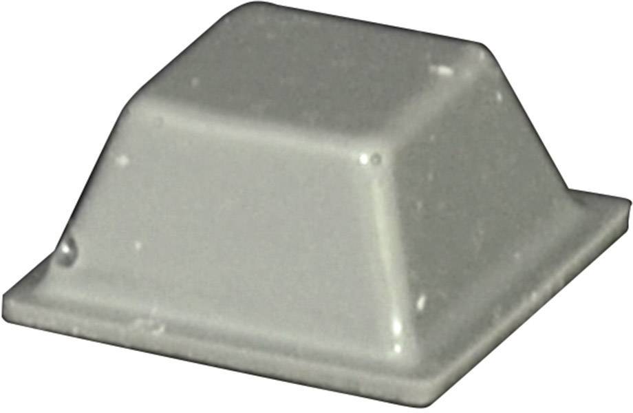 TOOLCRAFT PD2126G Apparaatvoet Zelfklevend, Vierkant Grijs (l x b x h) 12.6 x 12.6 x 5.7 mm 1 stuk(s) afbeelding