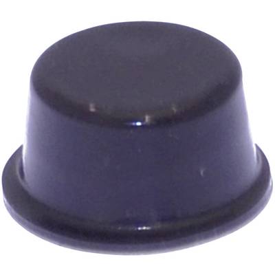 TOOLCRAFT PD2128SW podstavná nôžka prístrojová samolepiace, guľatá čierna (Ø x v) 12.7 mm x 6.2 mm 1 ks