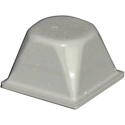 TOOLCRAFT PD3206G podstavná nôžka prístrojová samolepiace, guľatá sivá (Ø x v) 20.5 mm x 13.2 mm 1 ks