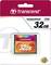 Obal pamäťovej karty Transcend CompactFlash s kapacitou 32 GB a rýchlosťou 133x.