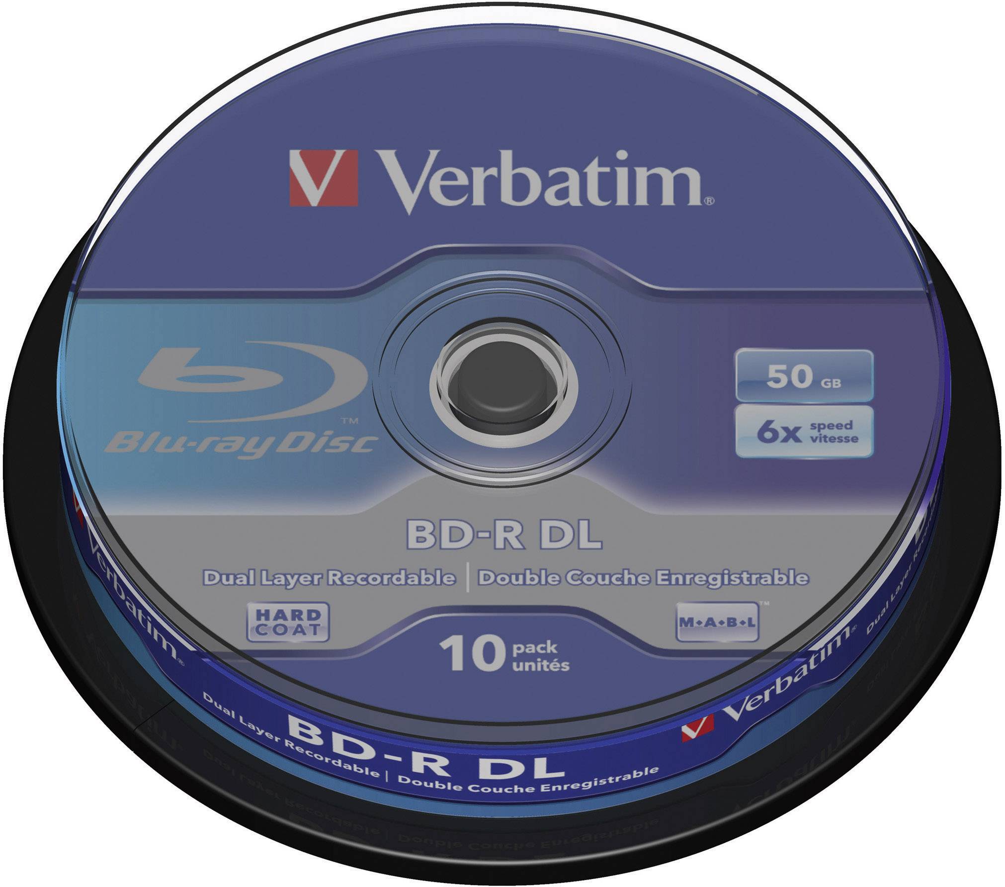 Verbatim 43746 Blu-ray BD-R DL vergine 50 GB 10 pz. Torre