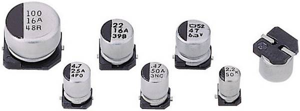 Weltron elektrolytický kondenzátor SMD 1 µF 50 V/DC 20 % (Ø x v) 4 mm x 6 mm 1 ks