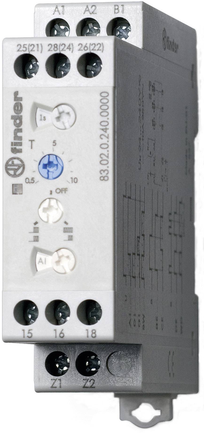 Finder 83.02.0.240.0000 83.02.0.240.0000 Relè temporizzato Multifunzionale 1 pz. Intervallo di tempo: 0.05 s (min) 2 scambi