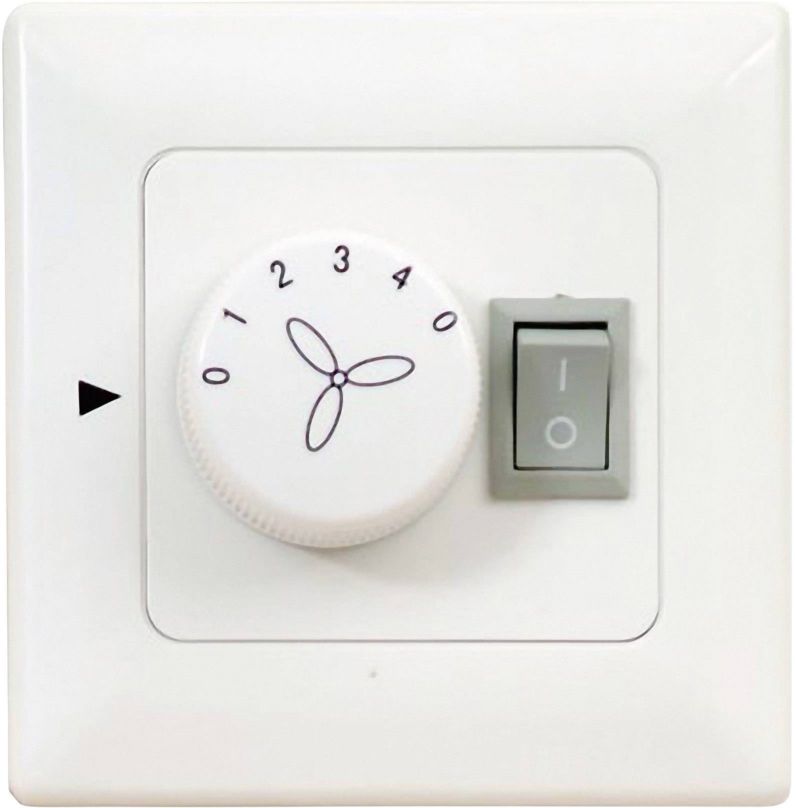 CasaFan Interrupteur mural pour ventilateur de plafond blanc 2