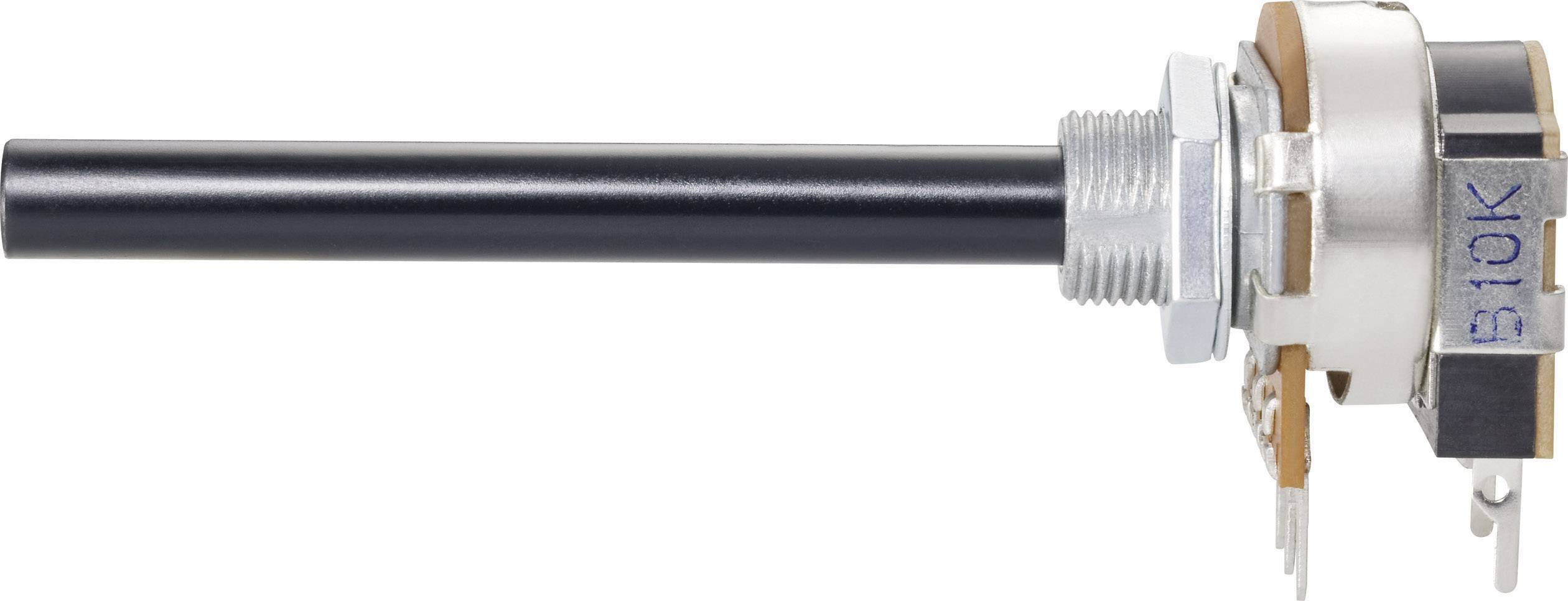 Weltron 002045038963 WCIP20CIPS-08-60F1-10K-20%-LIN Potenziometro rotativo con interruttore Mono 0.4 W 10 kΩ 1 pz.