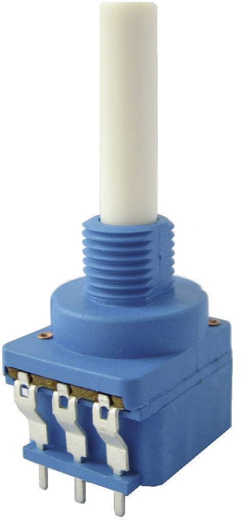 Weltron 002045057194 WSFA202-A2-08-30F1-100K-20%-LIN Potenziometro rotativo con interruttore rotativo Mono 0.4 W 100 kΩ 1 pz.