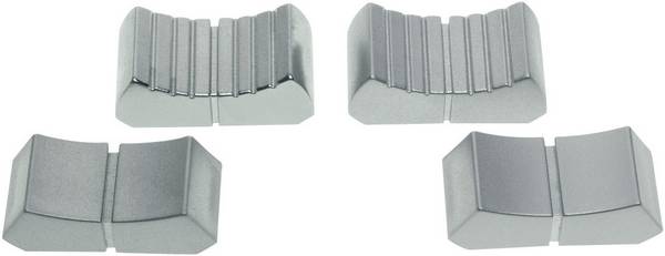 ALPS 76659 posuvný gombík s uchopením prstom velúr chróm (d x š) 13 mm x 25 mm 1 ks Piece