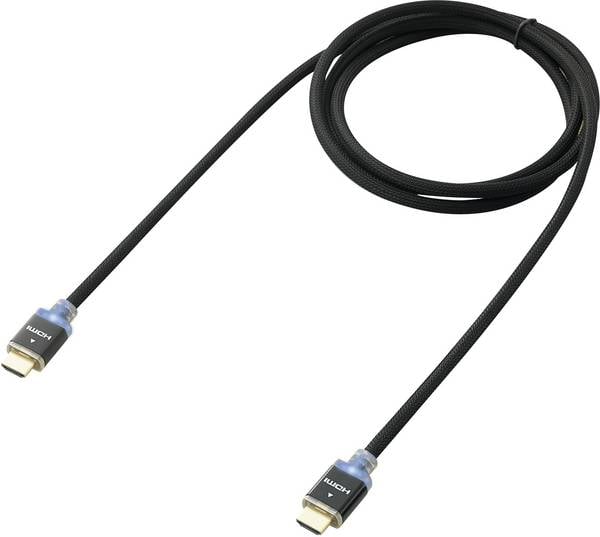 SpeaKa Professional HDMI prepojovací kábel Zástrčka HDMI-A, Zástrčka HDMI-A 3.00 m čierna SP-7870028 4K UHD, audio return channel, opletený, s LED HDMI kábel